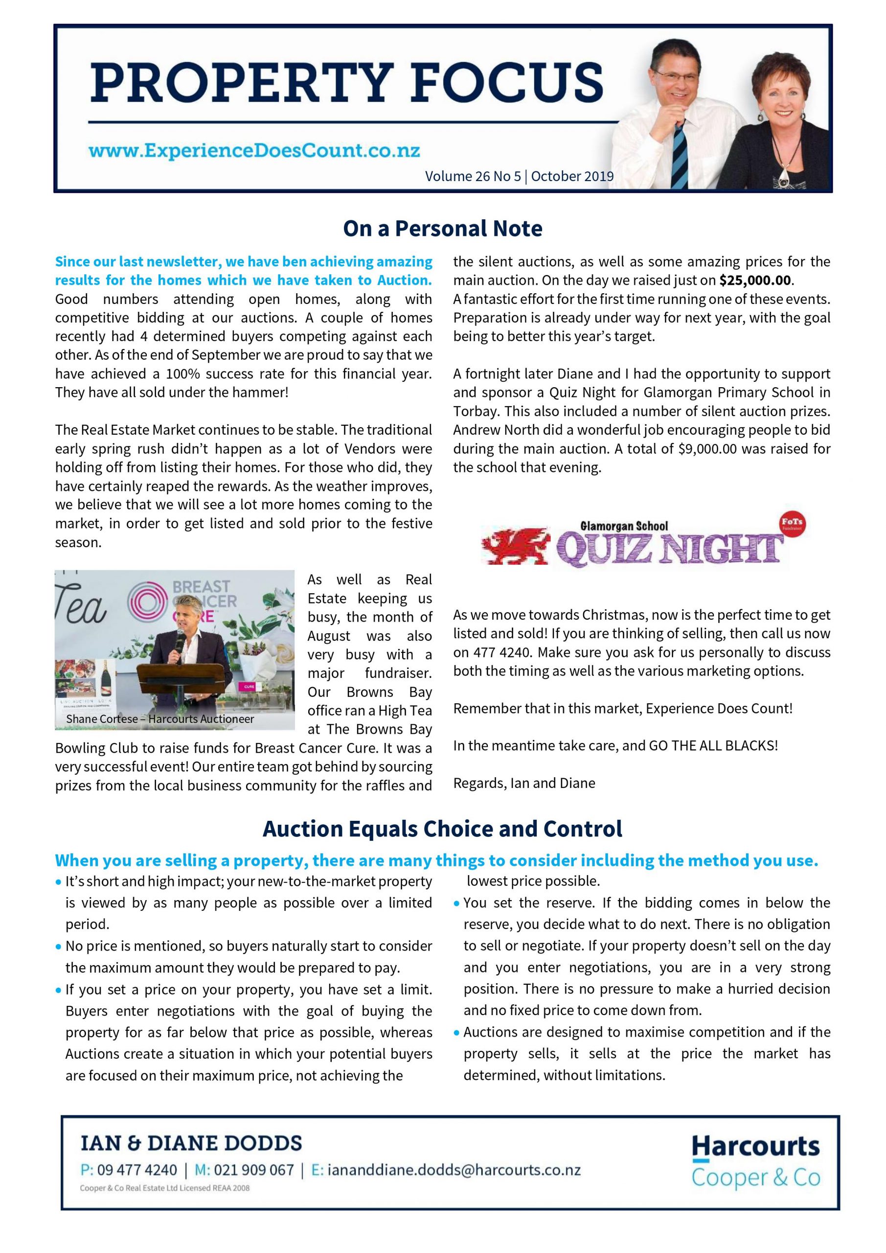 October Newsletter 2019 pg 1